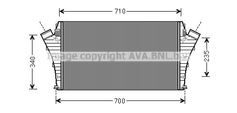 AVA QUALITY COOLING Välijäähdytin OL4491